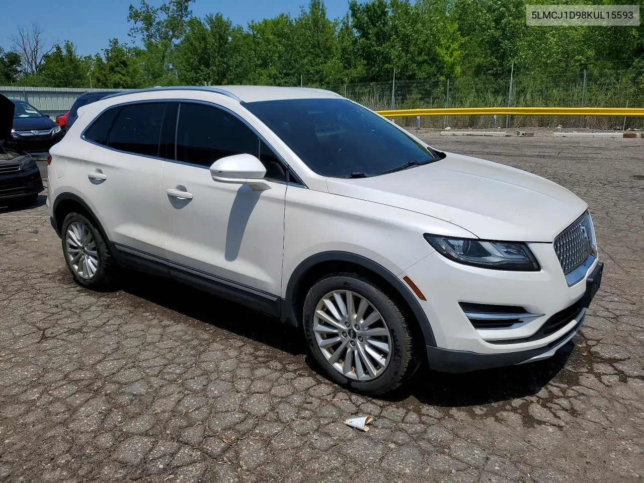 2019 Lincoln Mkc VIN: 5LMCJ1D98KUL15593 Lot: 59401496