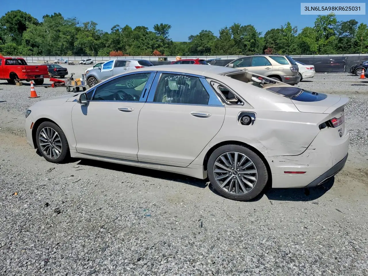 2019 Lincoln Mkz VIN: 3LN6L5A98KR625031 Lot: 59803396