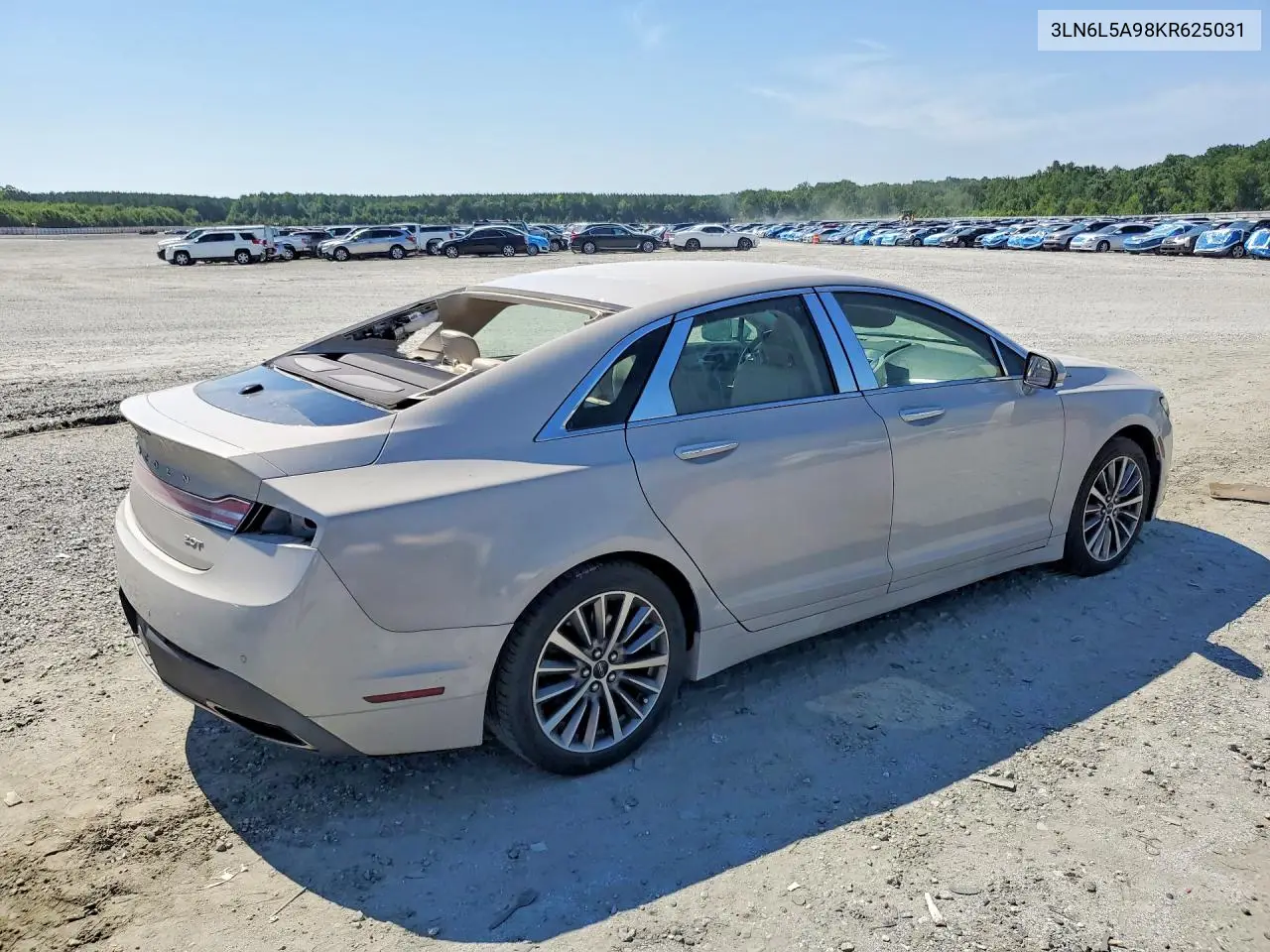 2019 Lincoln Mkz VIN: 3LN6L5A98KR625031 Lot: 59803396