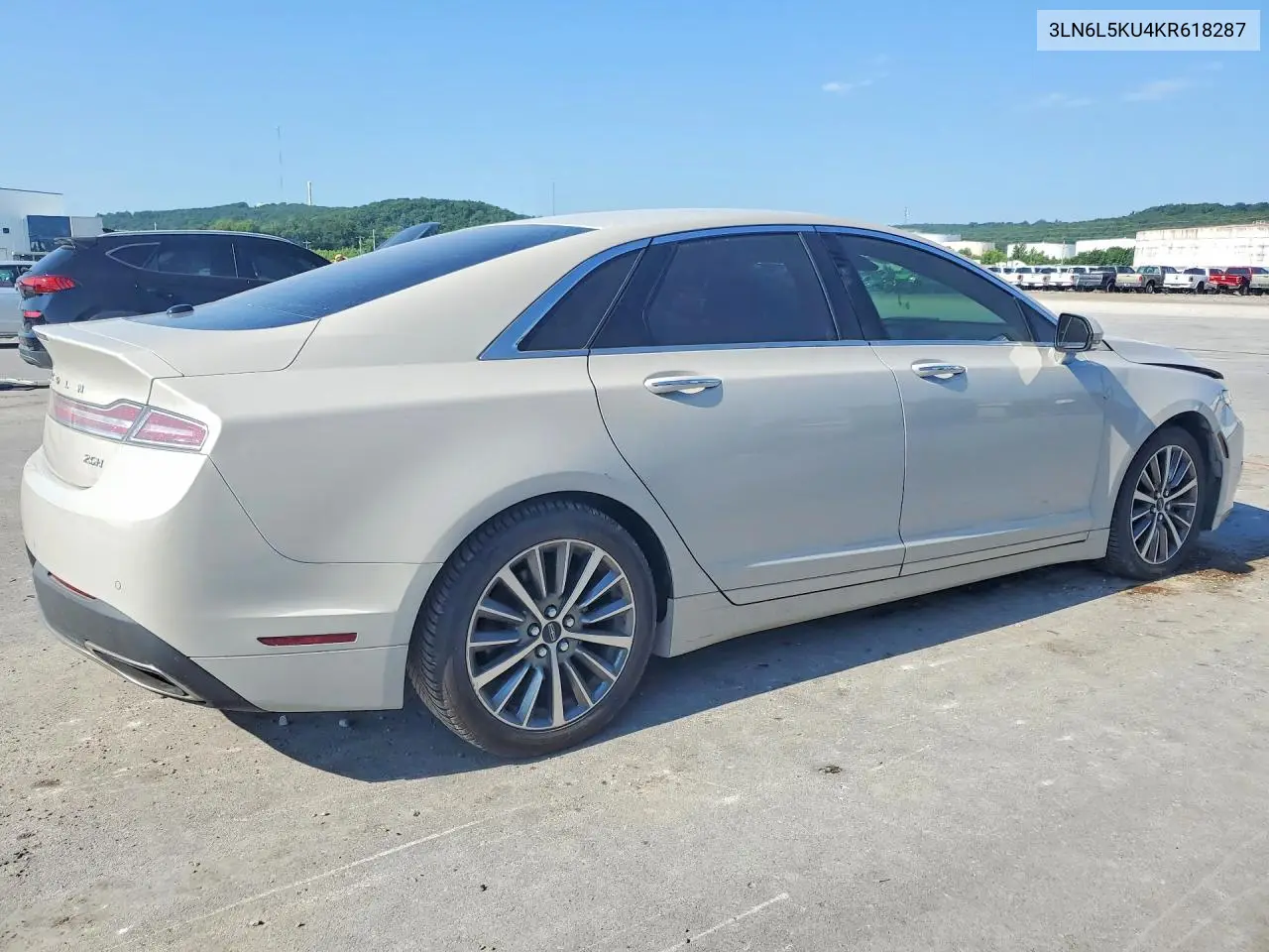 2019 Lincoln Mkz VIN: 3LN6L5KU4KR618287 Lot: 60306296