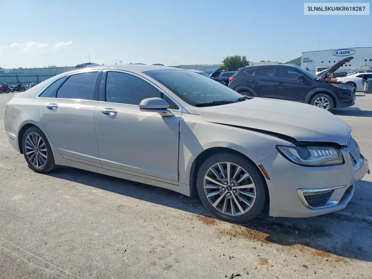 2019 Lincoln Mkz VIN: 3LN6L5KU4KR618287 Lot: 60306296
