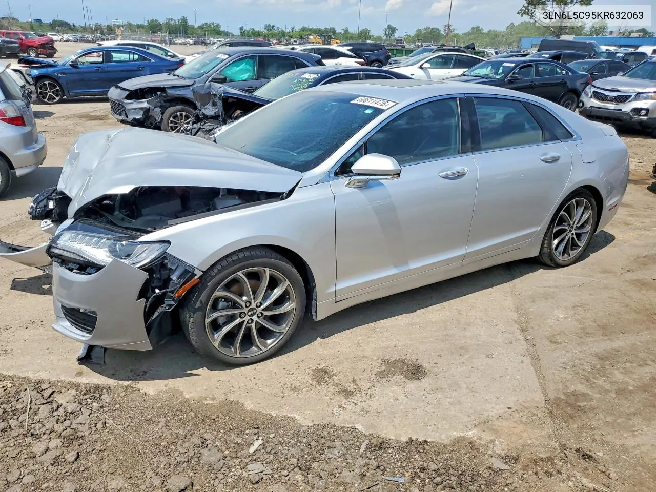 2019 Lincoln Mkz Reserve I VIN: 3LN6L5C95KR632063 Lot: 60611476