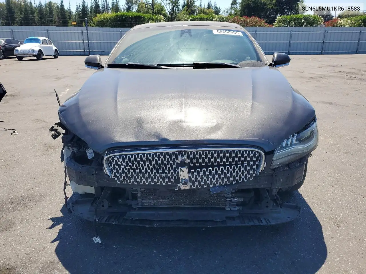 2019 Lincoln Mkz Reserve Ii VIN: 3LN6L5MU1KR618583 Lot: 60668006