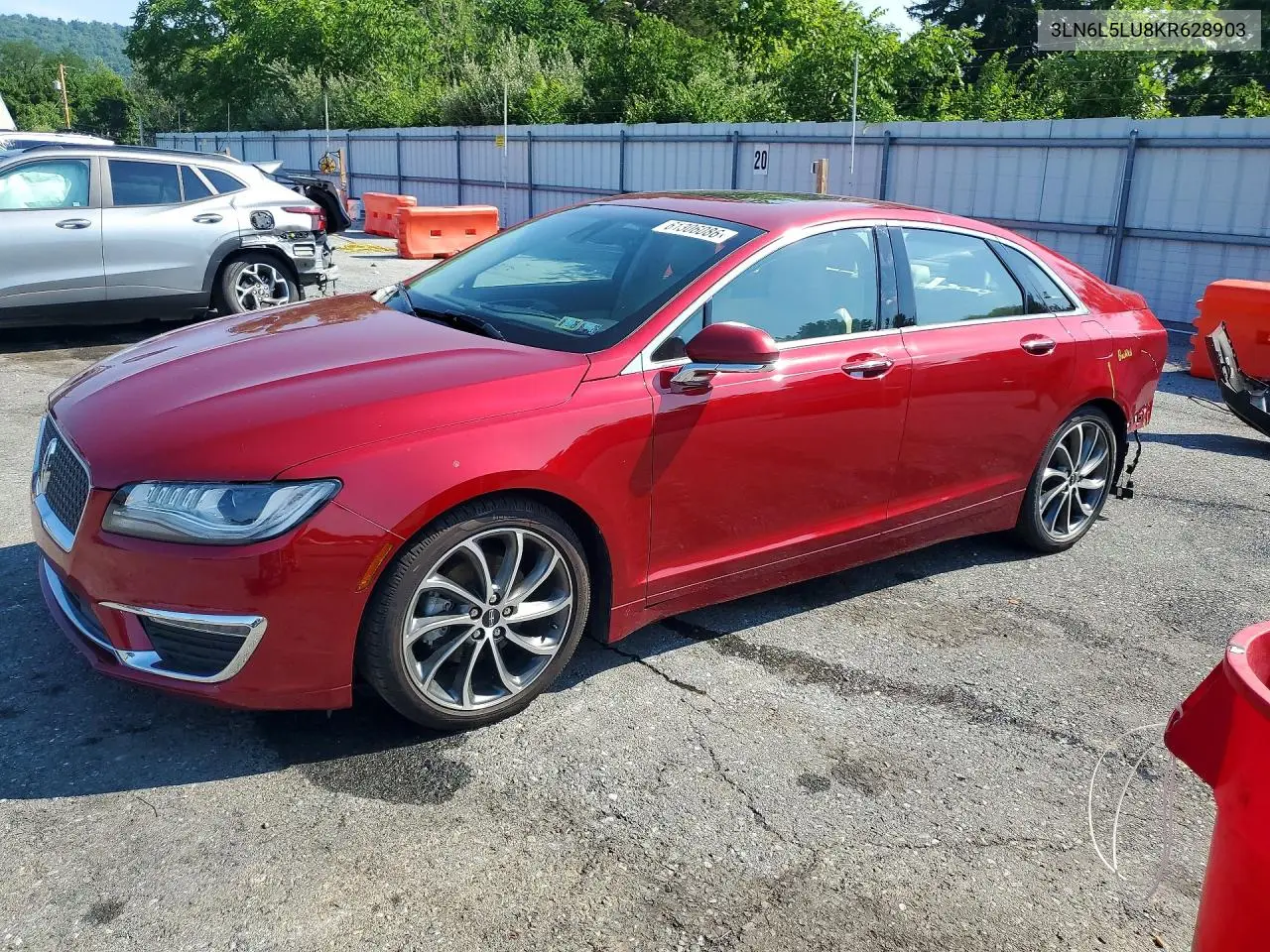 2019 Lincoln Mkz Reserve I VIN: 3LN6L5LU8KR628903 Lot: 61306086