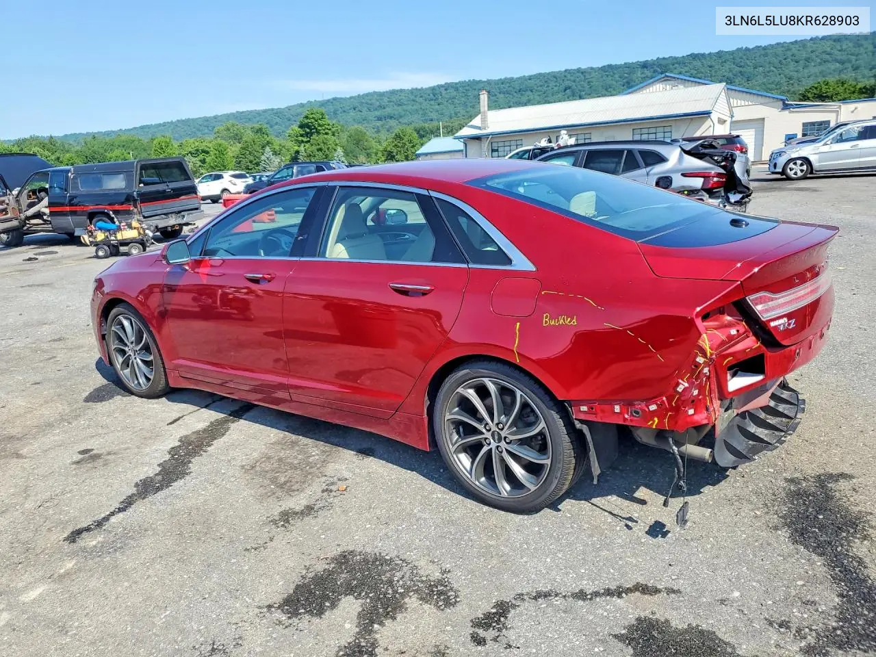 2019 Lincoln Mkz Reserve I VIN: 3LN6L5LU8KR628903 Lot: 61306086