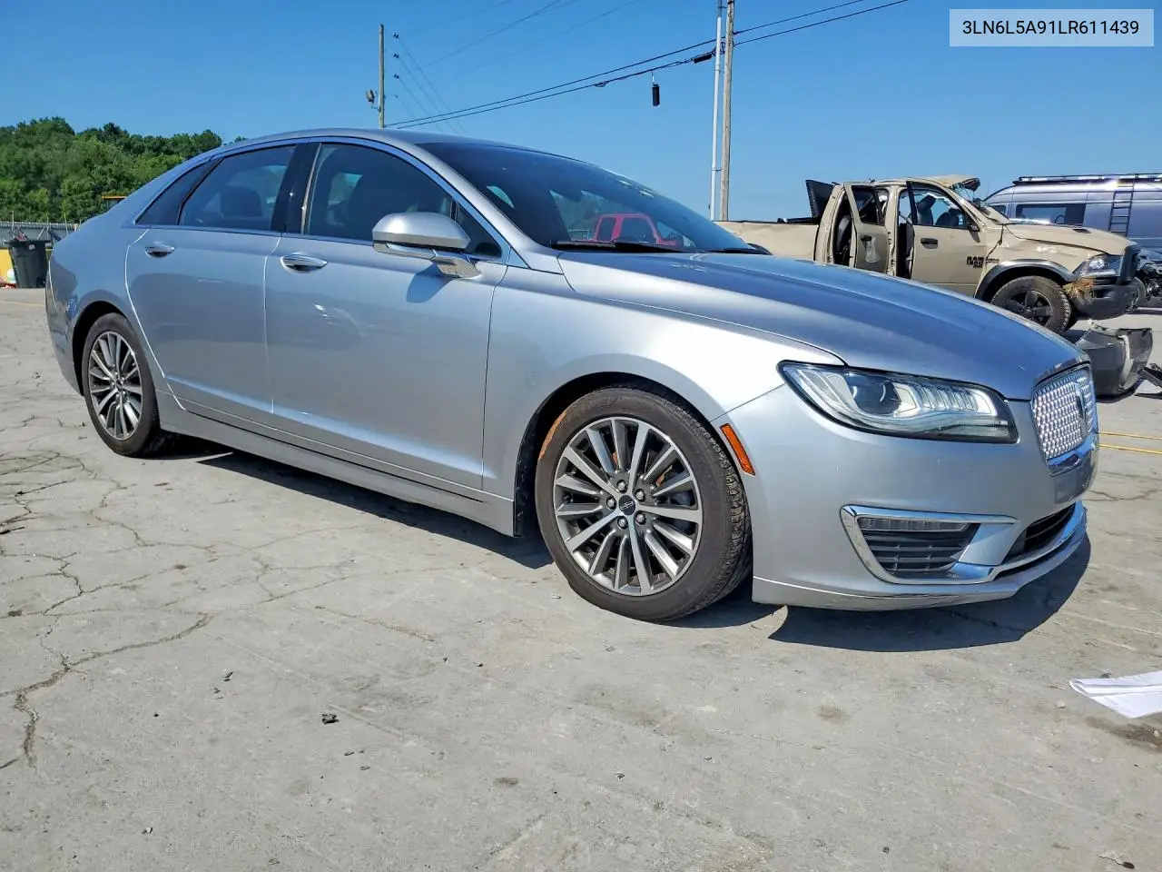 2020 Lincoln Mkz VIN: 3LN6L5A91LR611439 Lot: 56616096