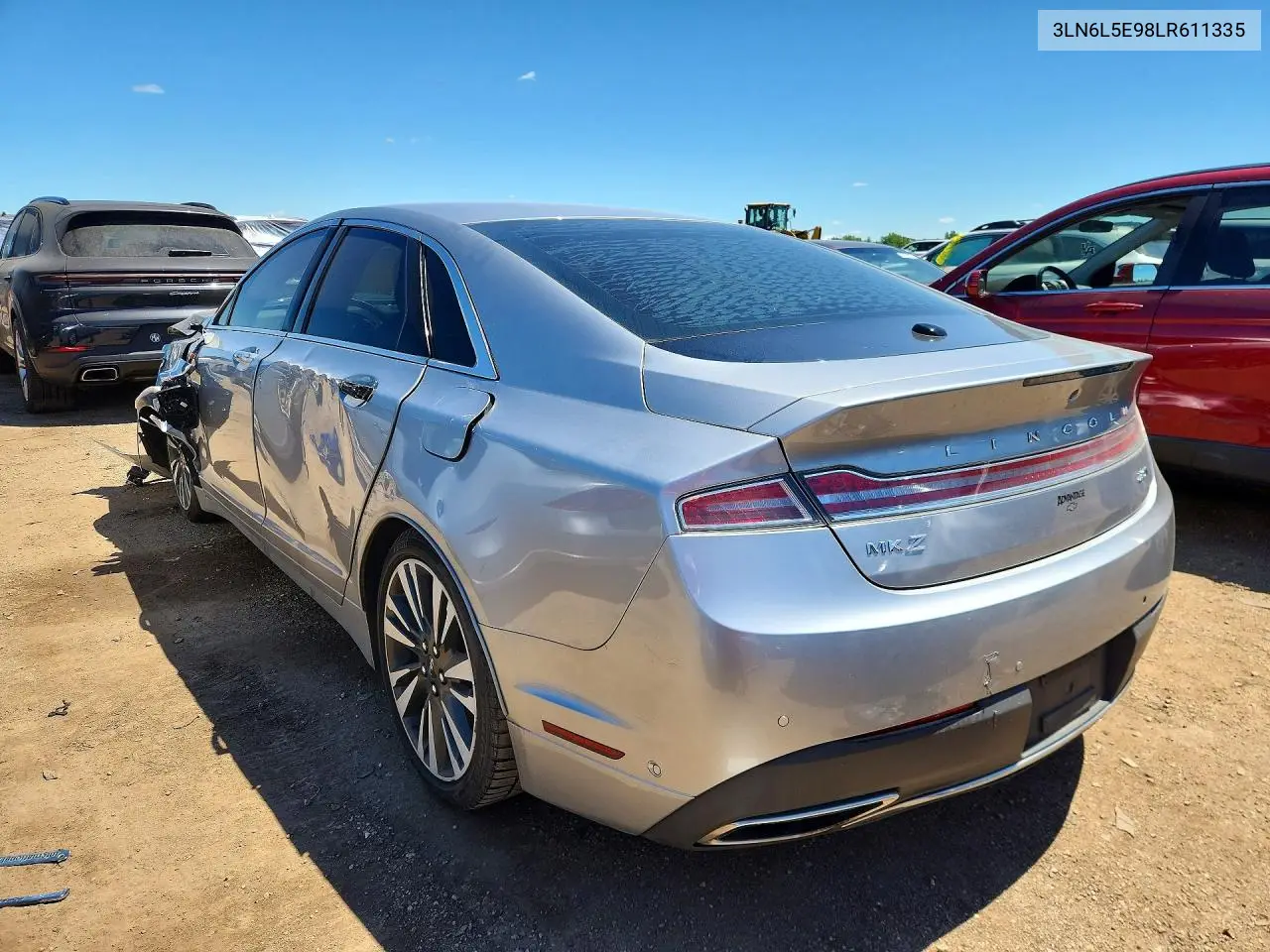 2020 Lincoln Mkz Reserve VIN: 3LN6L5E98LR611335 Lot: 58007556