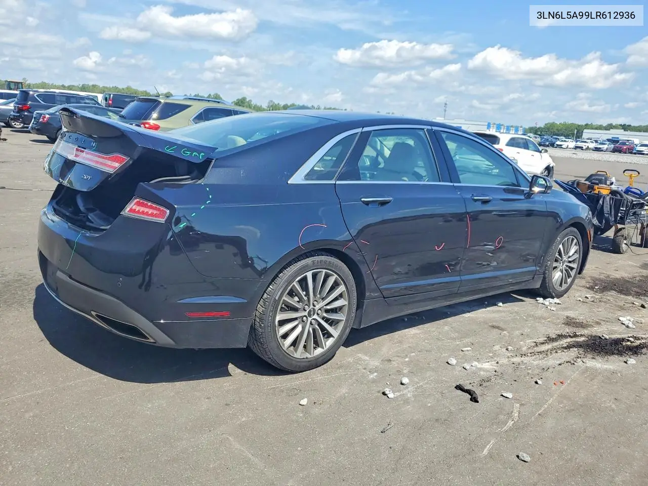 2020 Lincoln Mkz VIN: 3LN6L5A99LR612936 Lot: 59982056