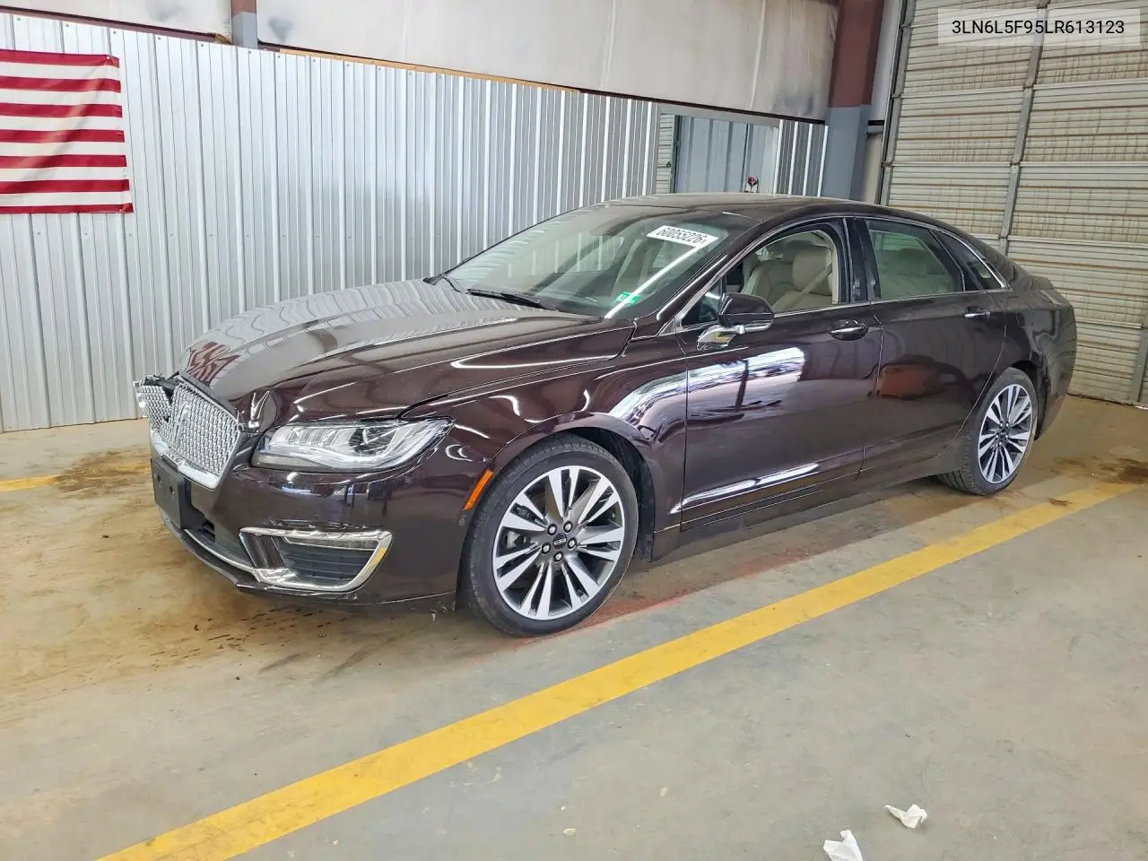 2020 Lincoln Mkz Reserve VIN: 3LN6L5F95LR613123 Lot: 60055226