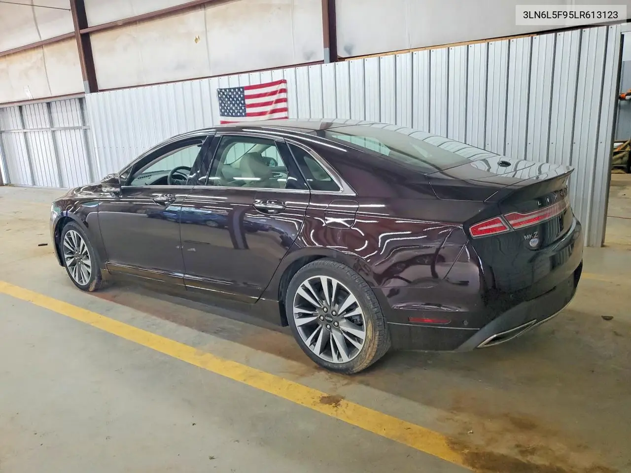2020 Lincoln Mkz Reserve VIN: 3LN6L5F95LR613123 Lot: 60055226