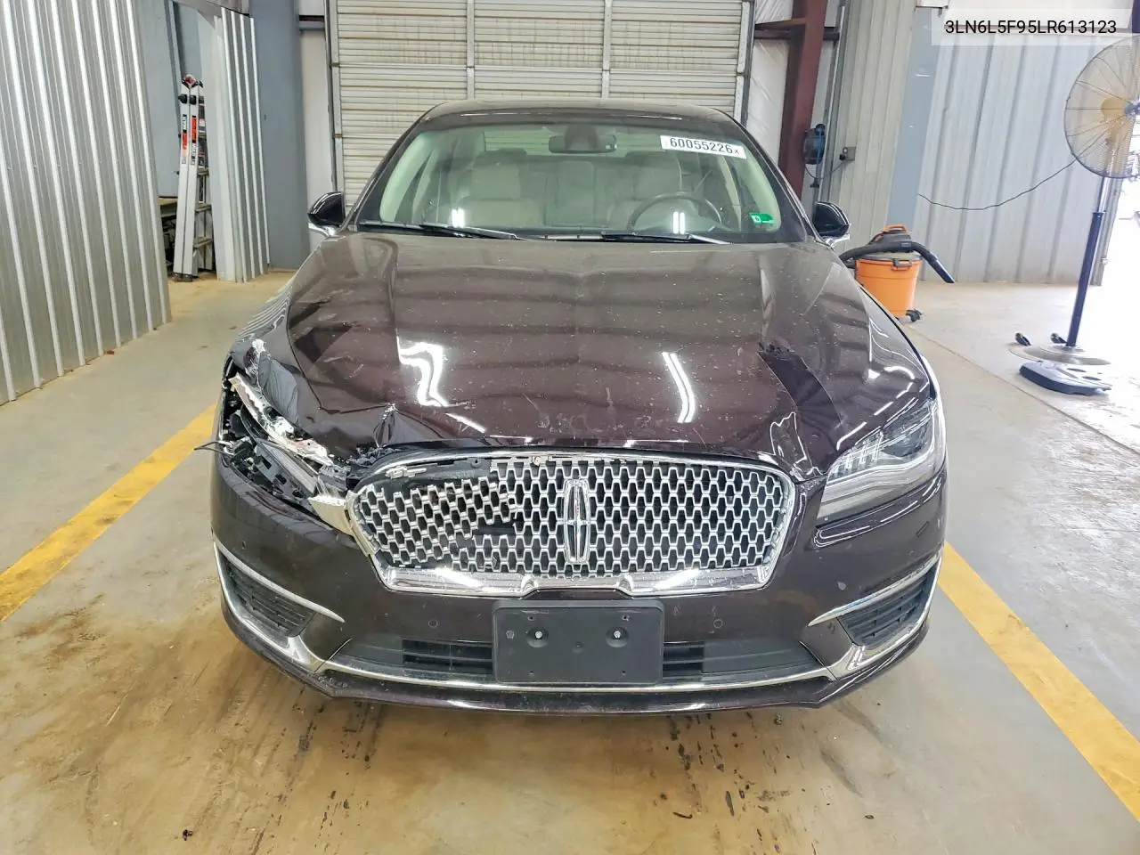 2020 Lincoln Mkz Reserve VIN: 3LN6L5F95LR613123 Lot: 60055226