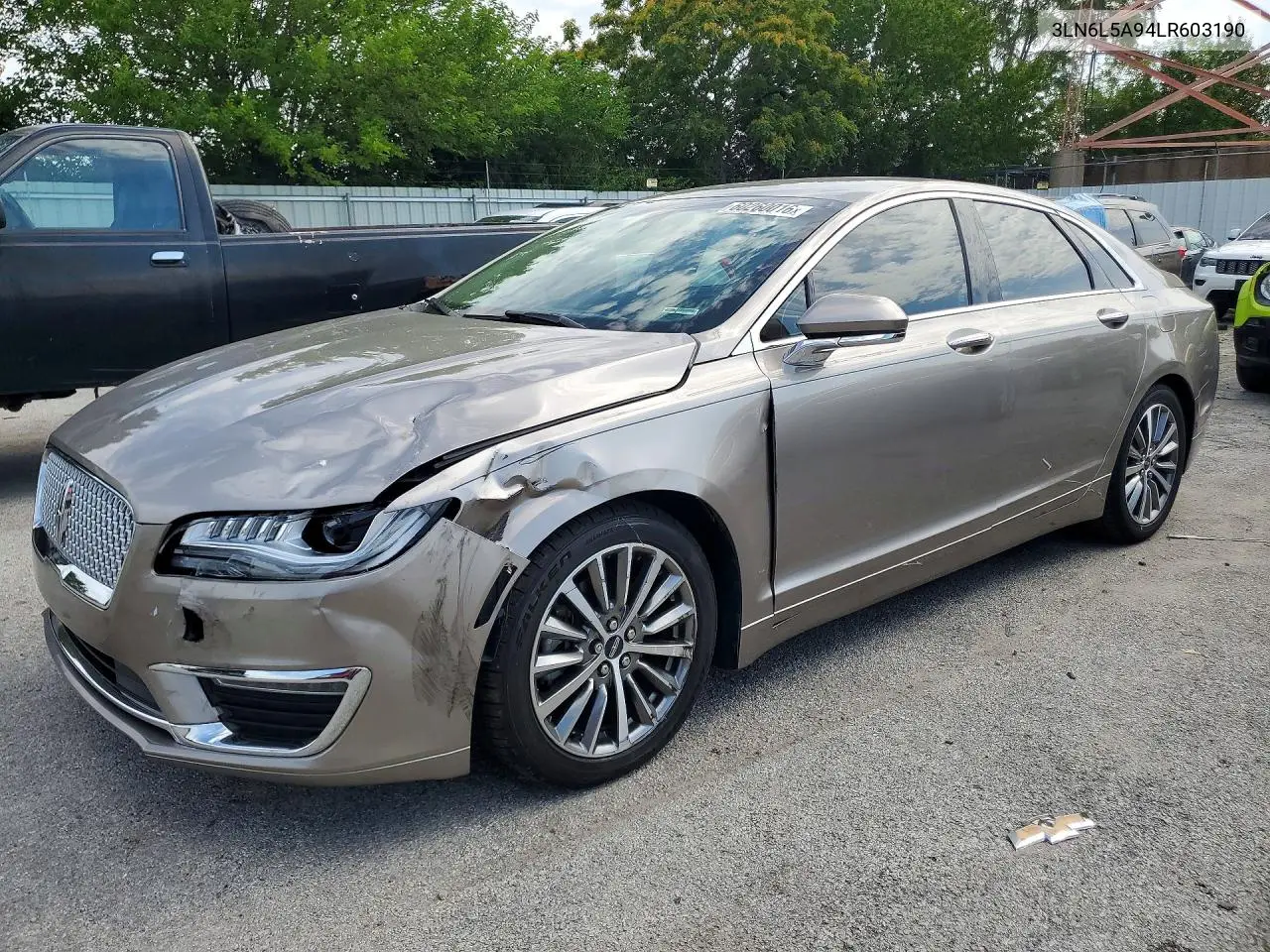 2020 Lincoln Mkz VIN: 3LN6L5A94LR603190 Lot: 60260016
