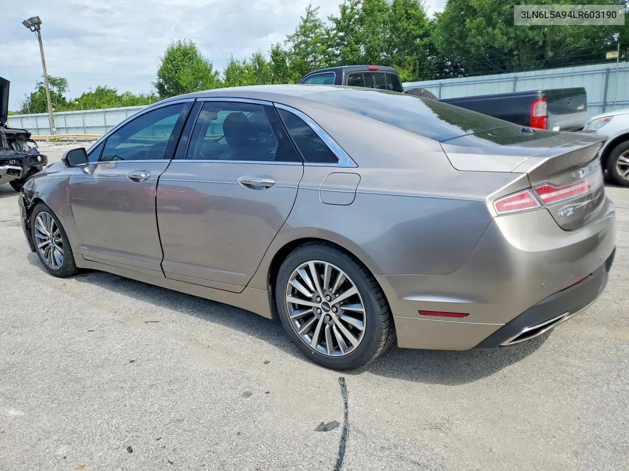 2020 Lincoln Mkz VIN: 3LN6L5A94LR603190 Lot: 60260016