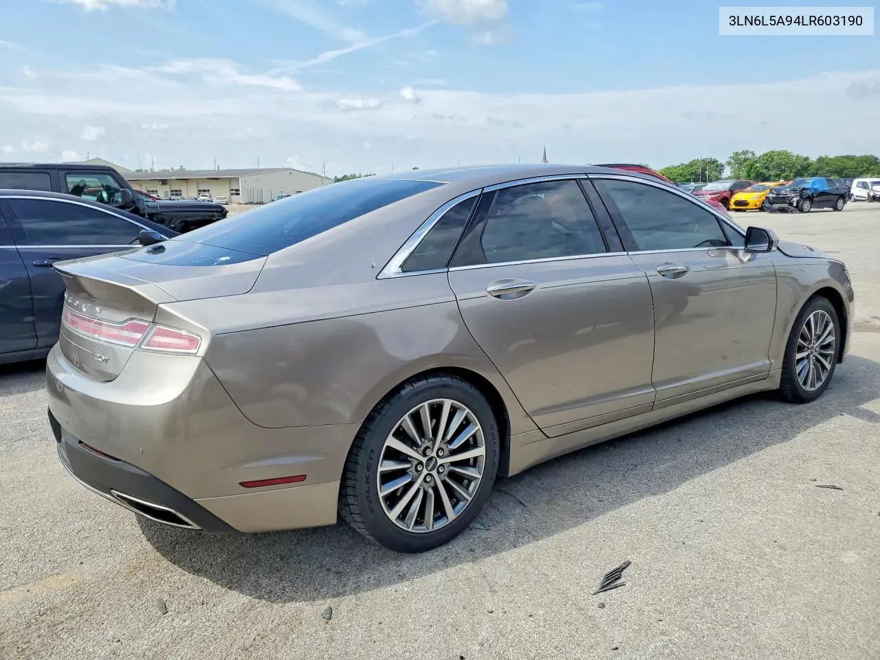 2020 Lincoln Mkz VIN: 3LN6L5A94LR603190 Lot: 60260016