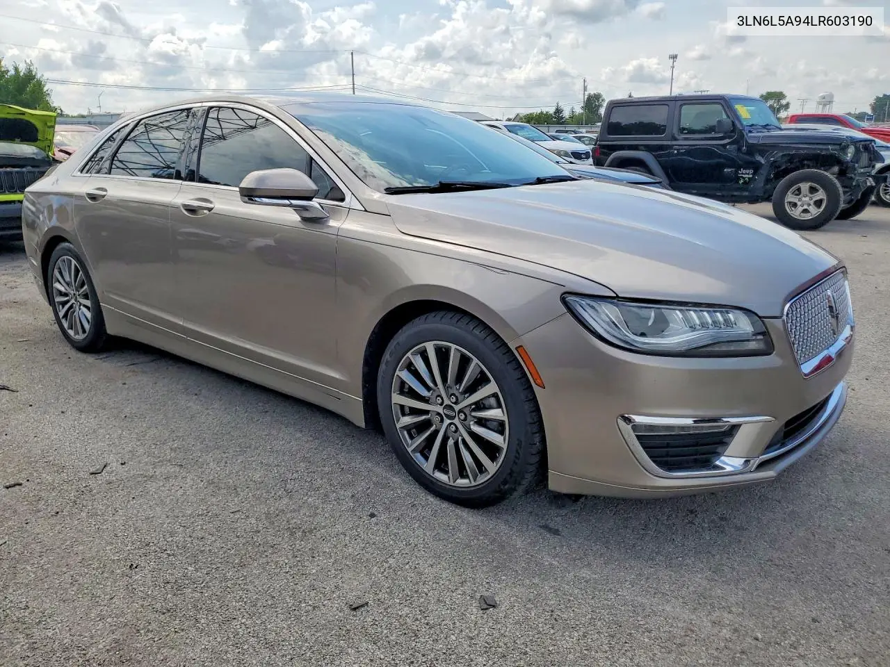 2020 Lincoln Mkz VIN: 3LN6L5A94LR603190 Lot: 60260016