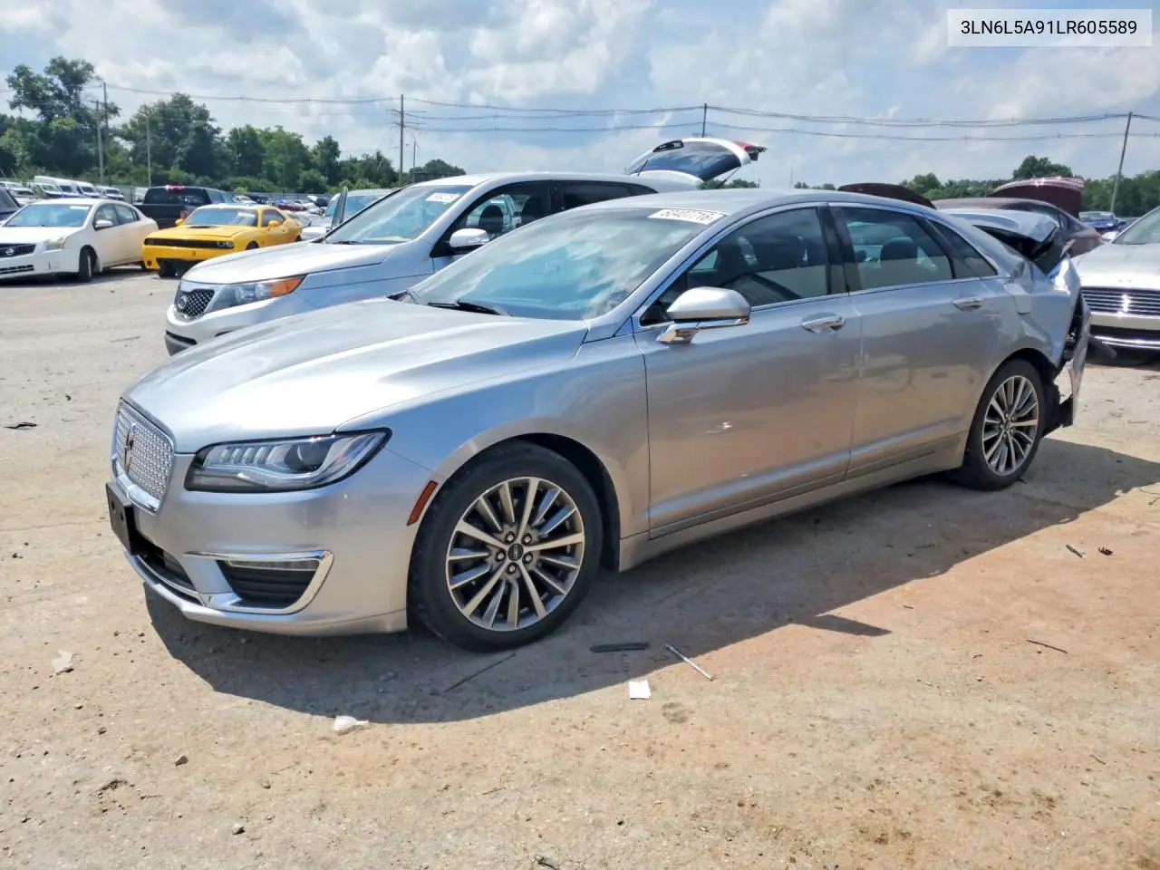 2020 Lincoln Mkz VIN: 3LN6L5A91LR605589 Lot: 60407716