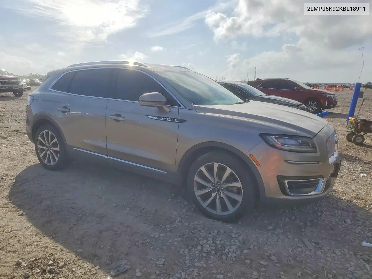 2019 Lincoln Nautilus Select VIN: 2LMPJ6K92KBL18911 Lot: 49339536
