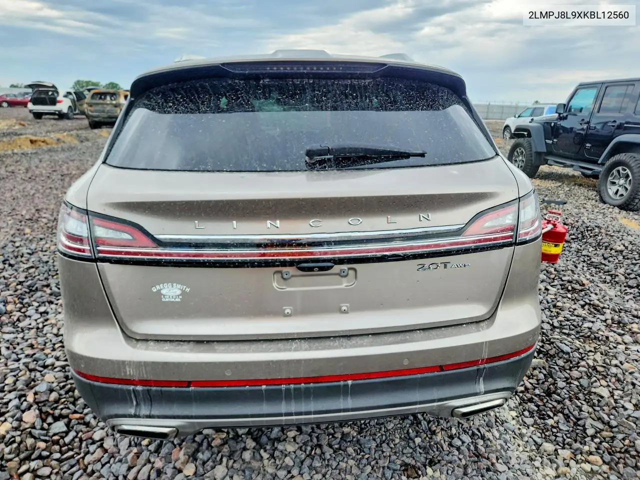 2019 Lincoln Nautilus Reserve VIN: 2LMPJ8L9XKBL12560 Lot: 52146586