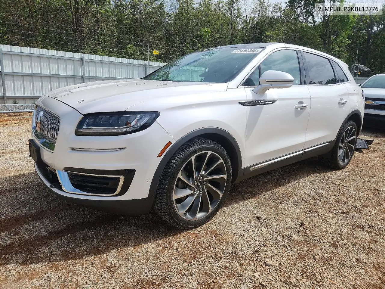 2019 Lincoln Nautilus Reserve VIN: 2LMPJ8LP2KBL12776 Lot: 52459366