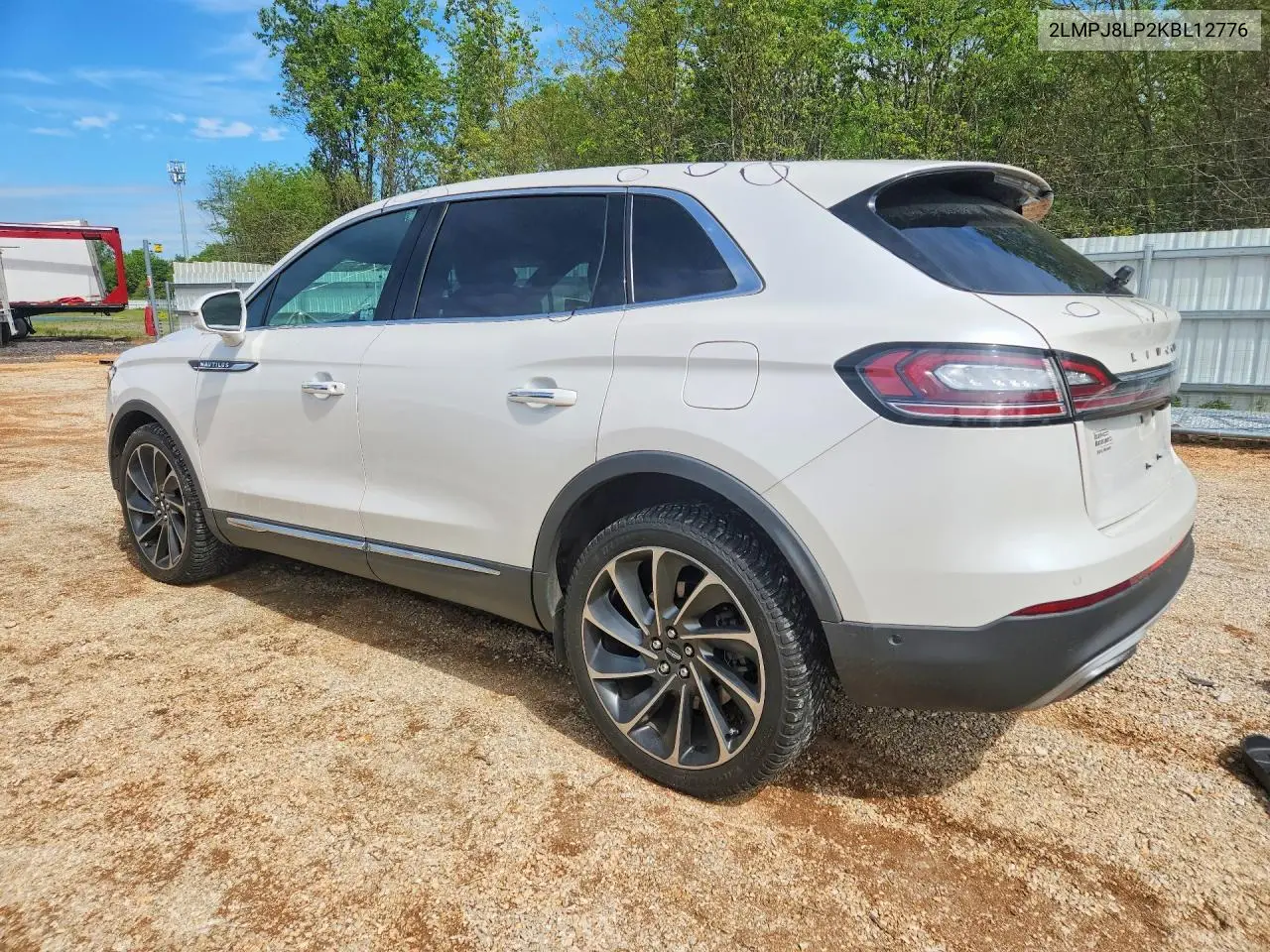 2019 Lincoln Nautilus Reserve VIN: 2LMPJ8LP2KBL12776 Lot: 52459366