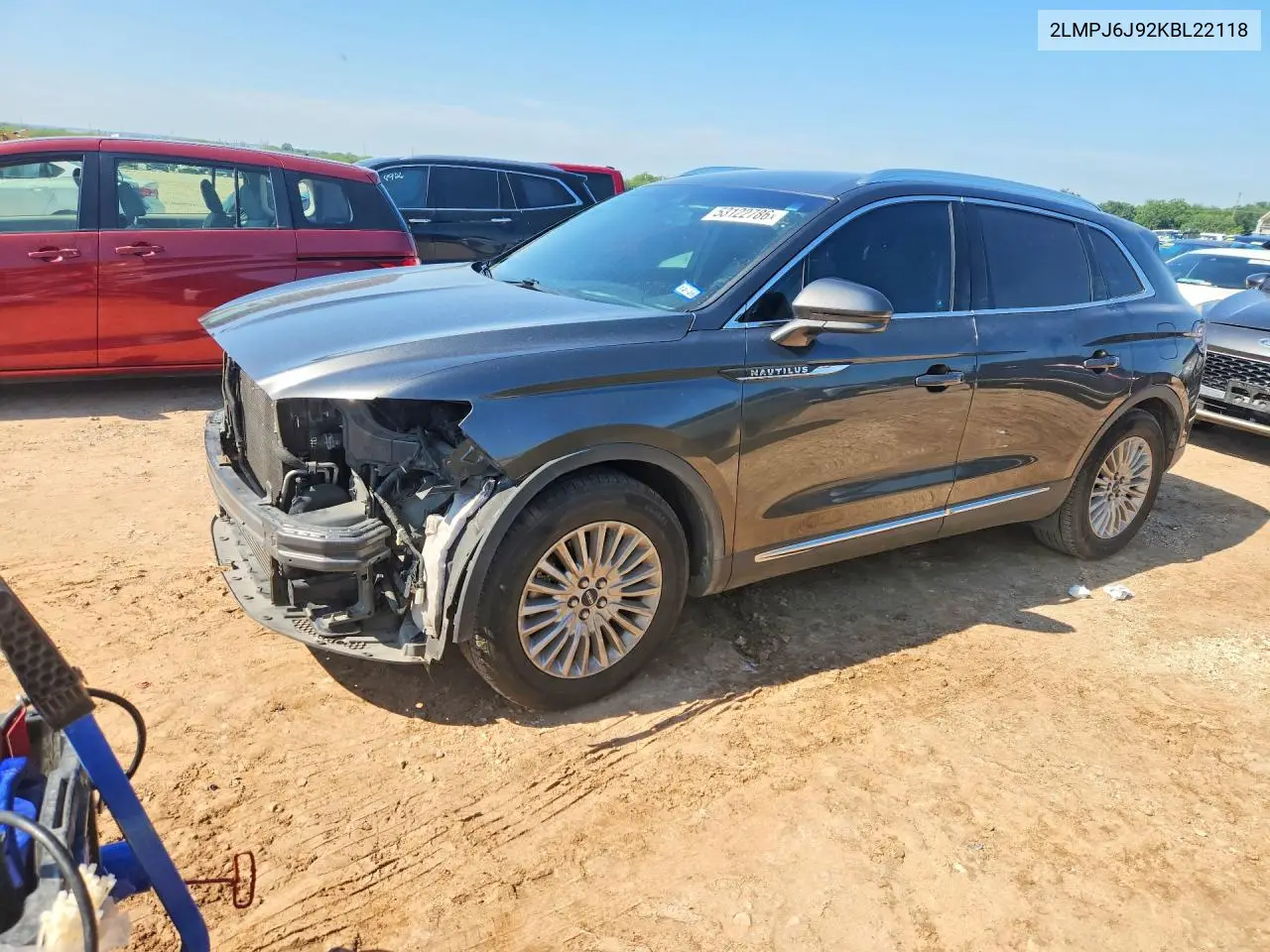 2019 Lincoln Nautilus VIN: 2LMPJ6J92KBL22118 Lot: 53122786