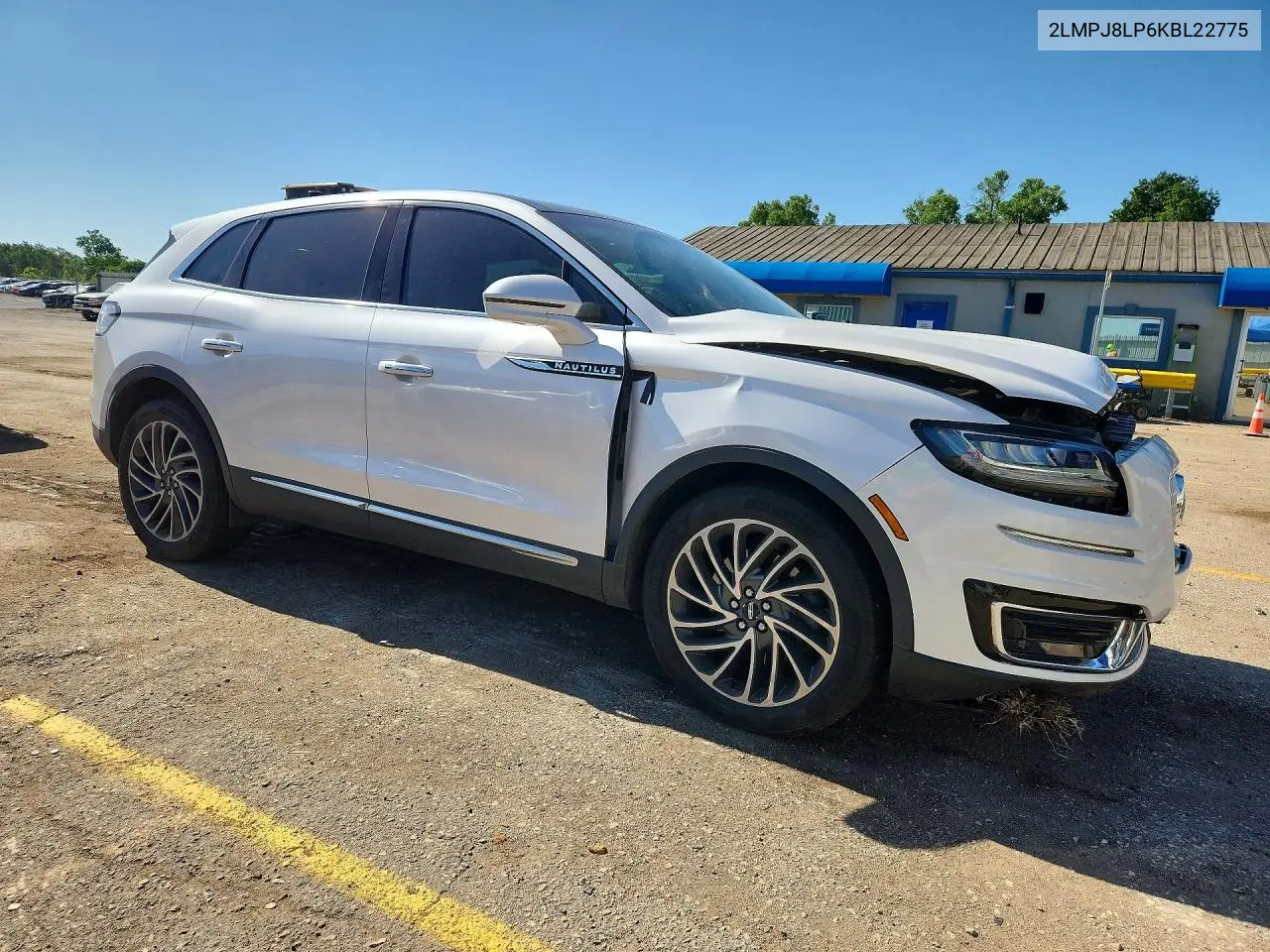 2019 Lincoln Nautilus Reserve VIN: 2LMPJ8LP6KBL22775 Lot: 53425846