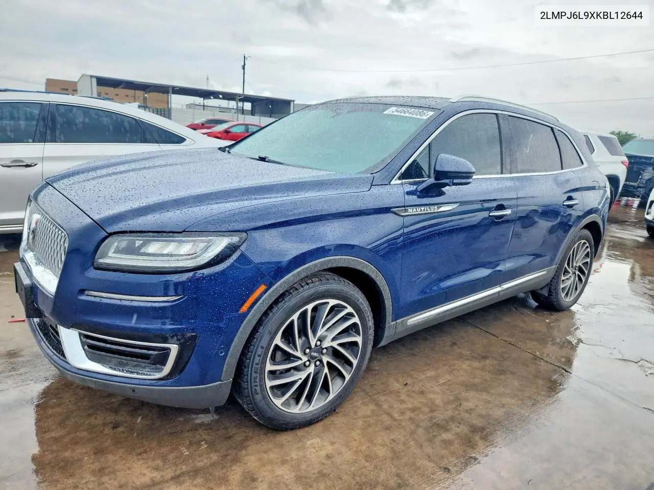 2019 Lincoln Nautilus Reserve VIN: 2LMPJ6L9XKBL12644 Lot: 54664086