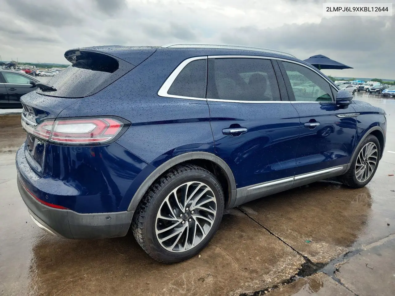 2019 Lincoln Nautilus Reserve VIN: 2LMPJ6L9XKBL12644 Lot: 54664086