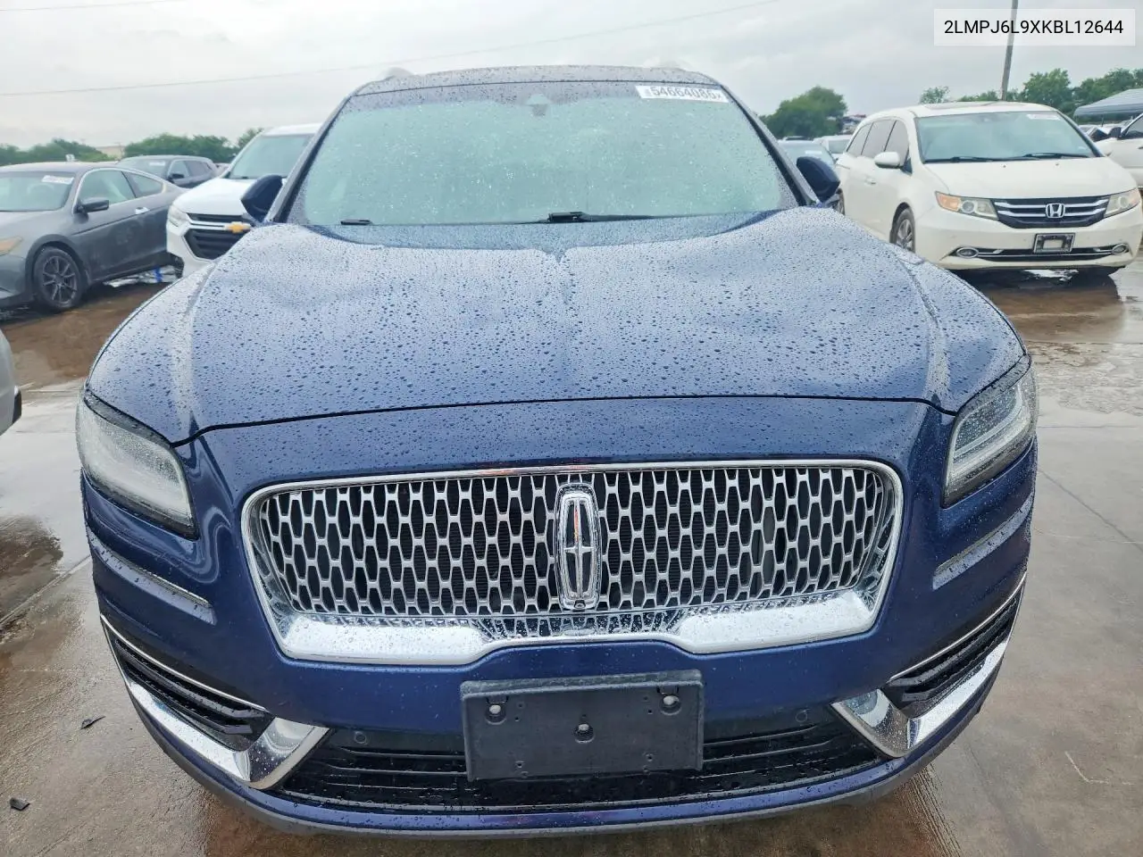 2019 Lincoln Nautilus Reserve VIN: 2LMPJ6L9XKBL12644 Lot: 54664086