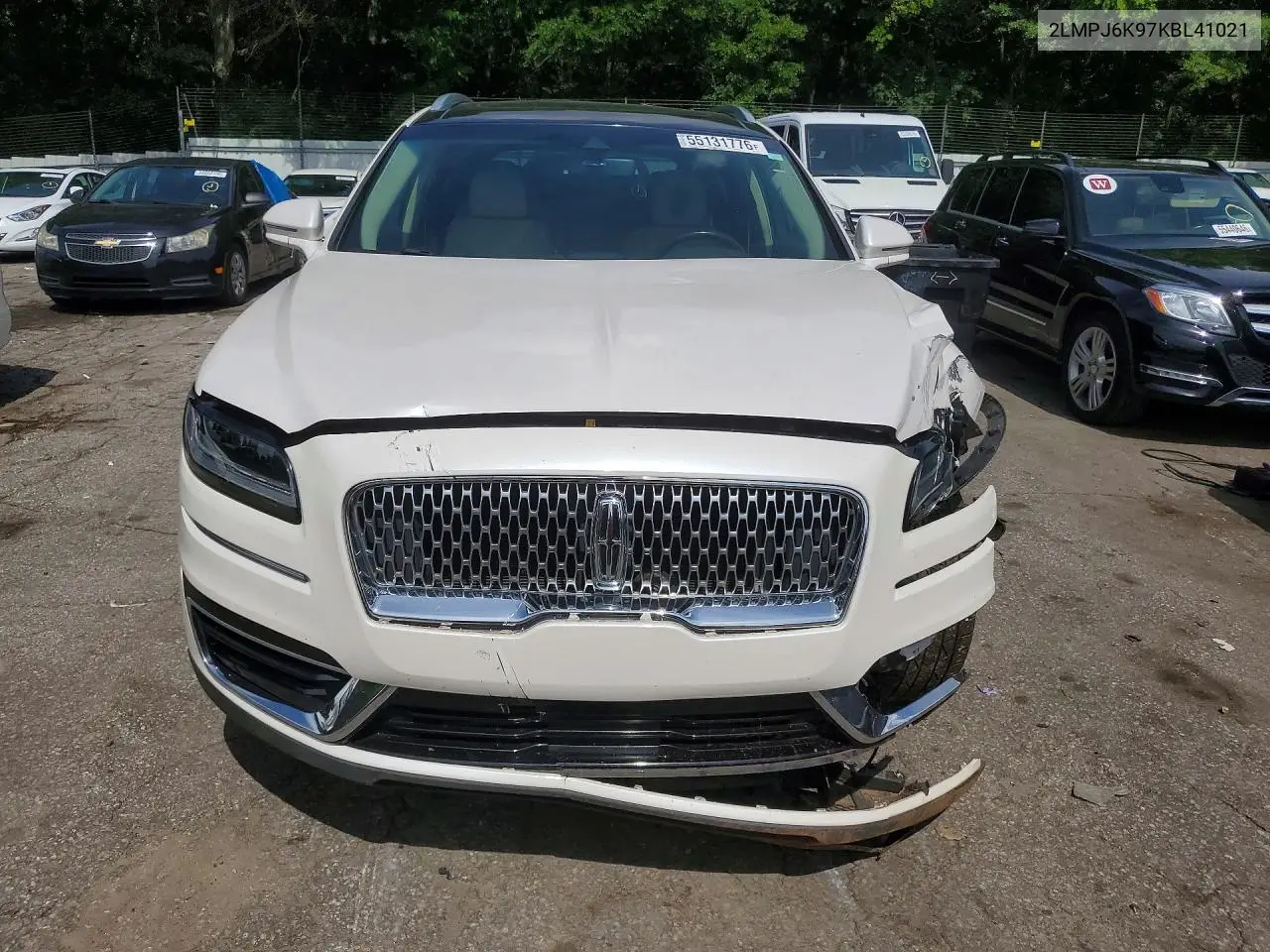 2019 Lincoln Nautilus Select VIN: 2LMPJ6K97KBL41021 Lot: 55131776