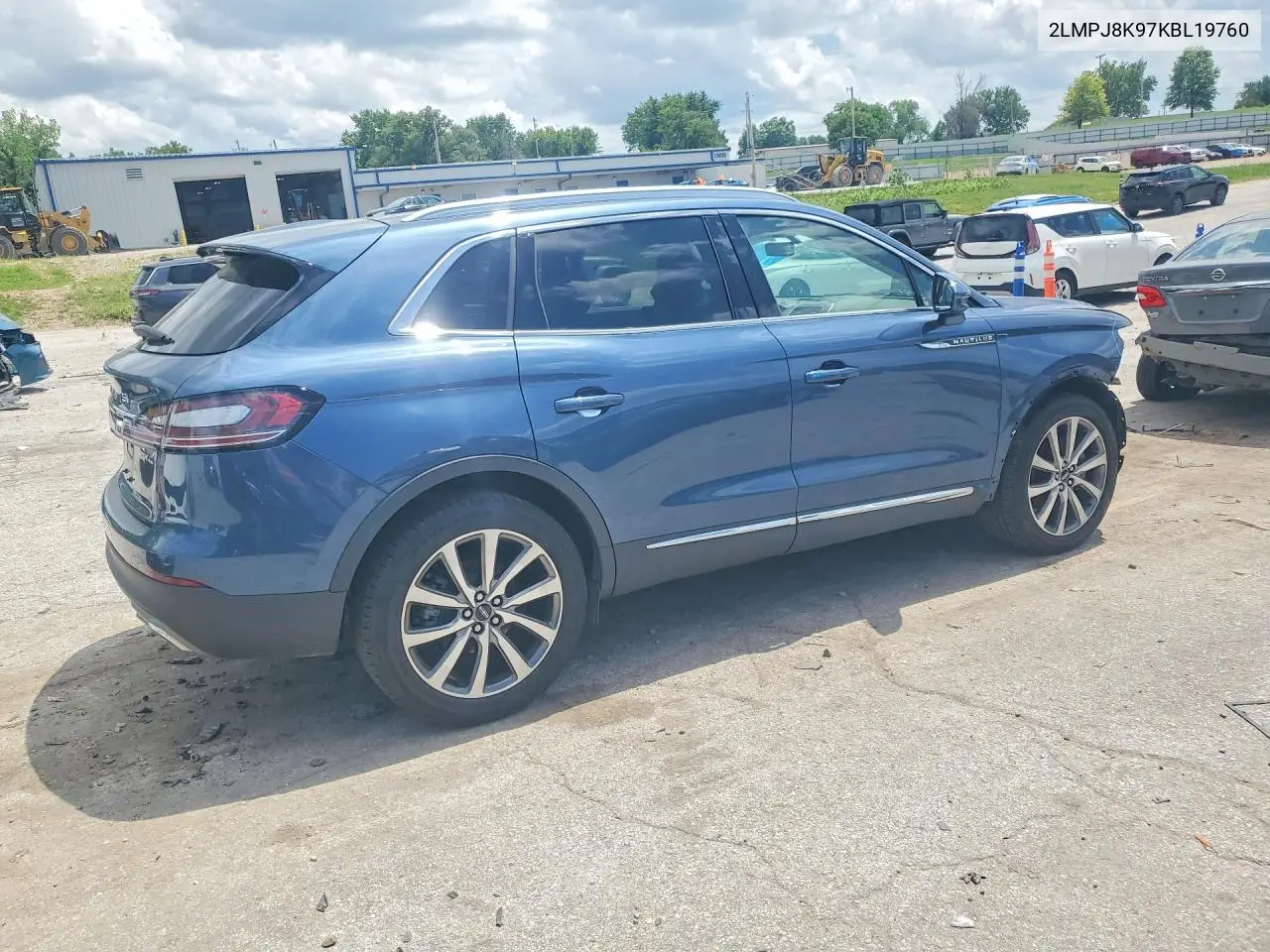 2019 Lincoln Nautilus Select VIN: 2LMPJ8K97KBL19760 Lot: 56604406