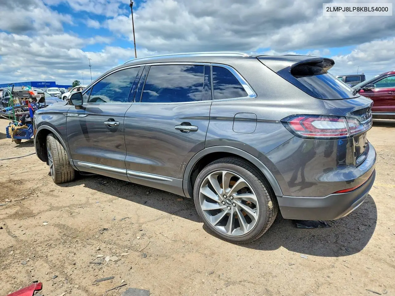 2019 Lincoln Nautilus Reserve VIN: 2LMPJ8LP8KBL54000 Lot: 57112656