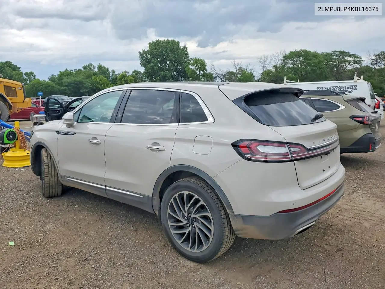 2019 Lincoln Nautilus Reserve VIN: 2LMPJ8LP4KBL16375 Lot: 57156916