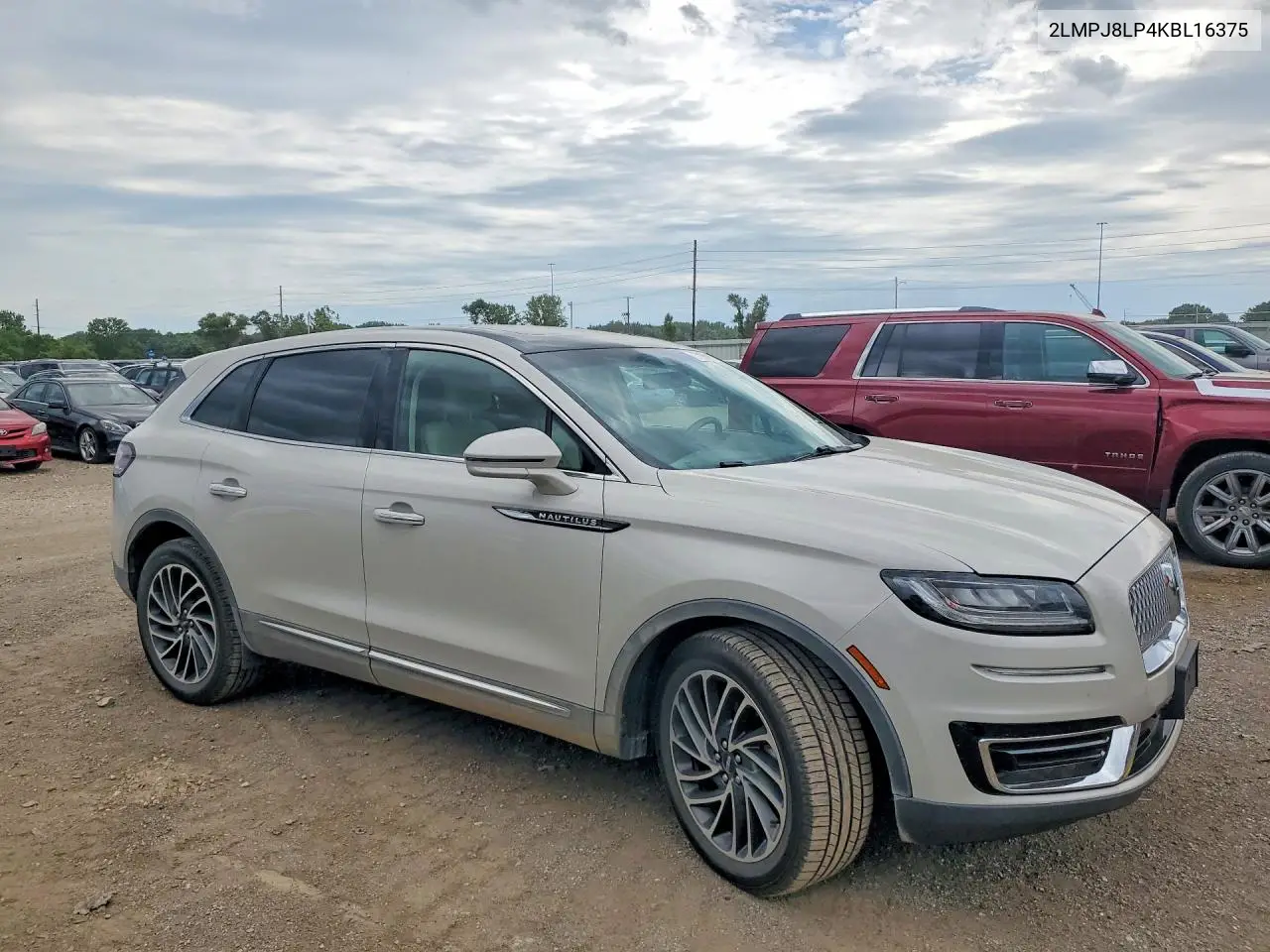 2019 Lincoln Nautilus Reserve VIN: 2LMPJ8LP4KBL16375 Lot: 57156916