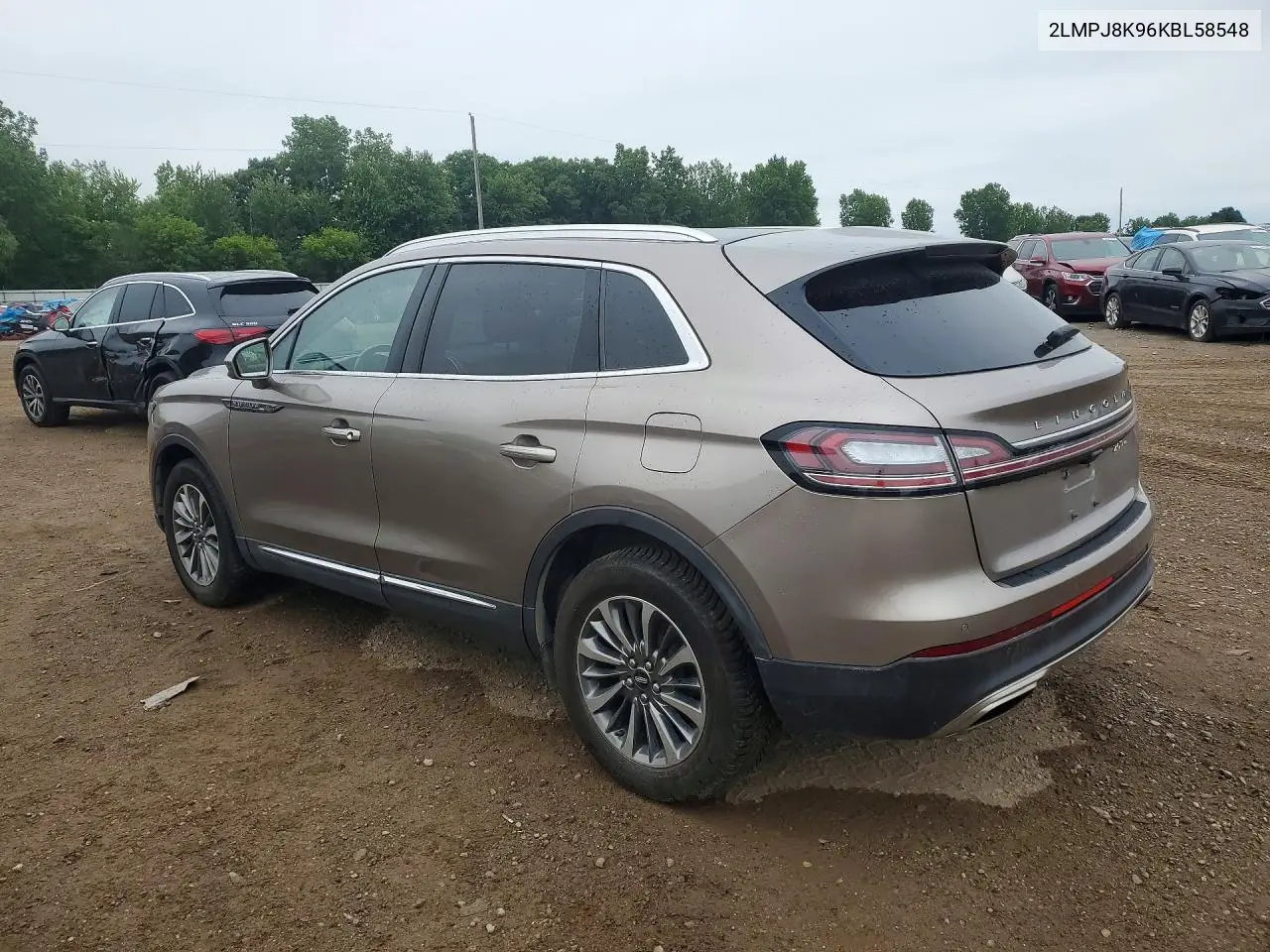 2019 Lincoln Nautilus Select VIN: 2LMPJ8K96KBL58548 Lot: 57272396