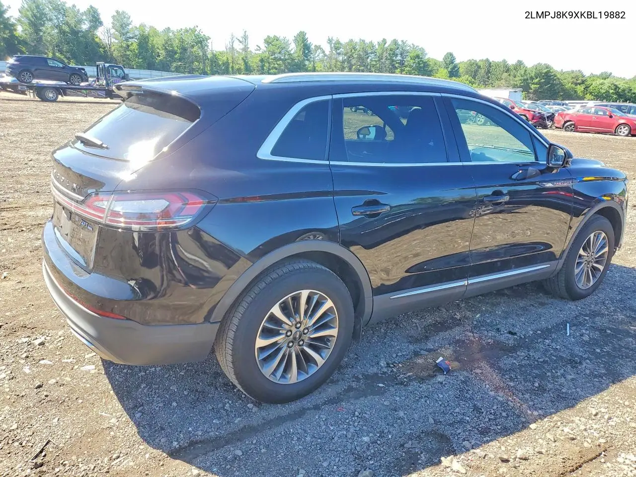 2019 Lincoln Nautilus Select VIN: 2LMPJ8K9XKBL19882 Lot: 58532336