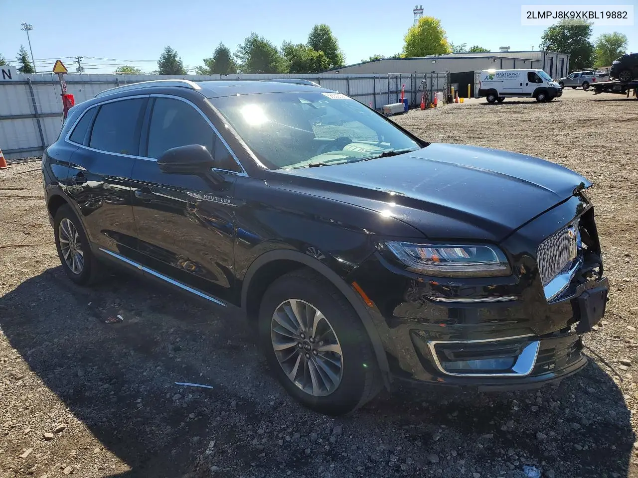 2019 Lincoln Nautilus Select VIN: 2LMPJ8K9XKBL19882 Lot: 58532336