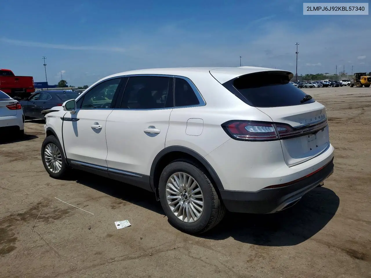2019 Lincoln Nautilus VIN: 2LMPJ6J92KBL57340 Lot: 58883036