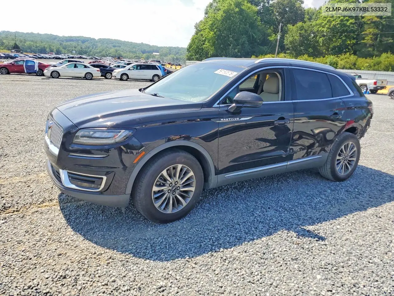 2019 Lincoln Nautilus Select VIN: 2LMPJ6K97KBL53332 Lot: 59150876