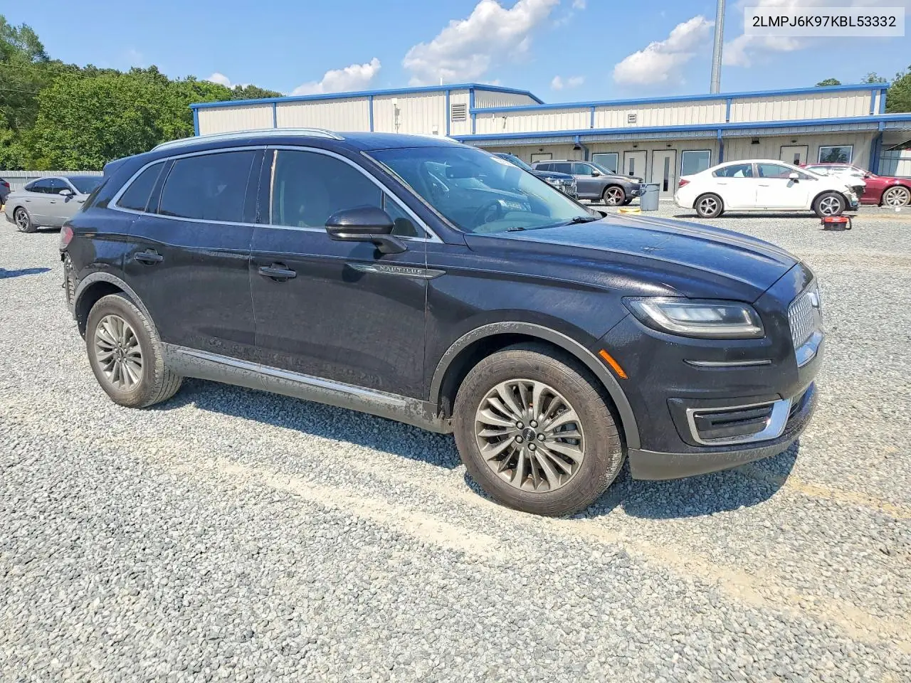 2019 Lincoln Nautilus Select VIN: 2LMPJ6K97KBL53332 Lot: 59150876