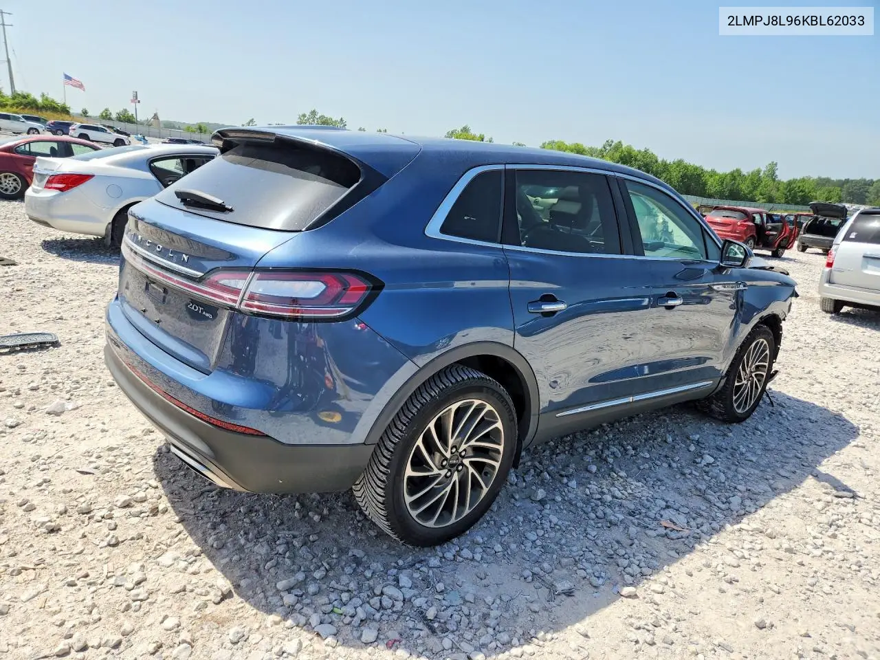 2019 Lincoln Nautilus Reserve VIN: 2LMPJ8L96KBL62033 Lot: 59151766