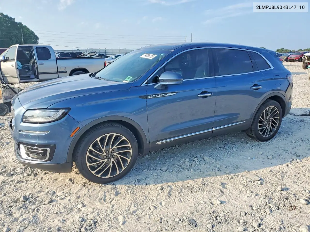 2019 Lincoln Nautilus Reserve VIN: 2LMPJ8L90KBL47110 Lot: 59655316