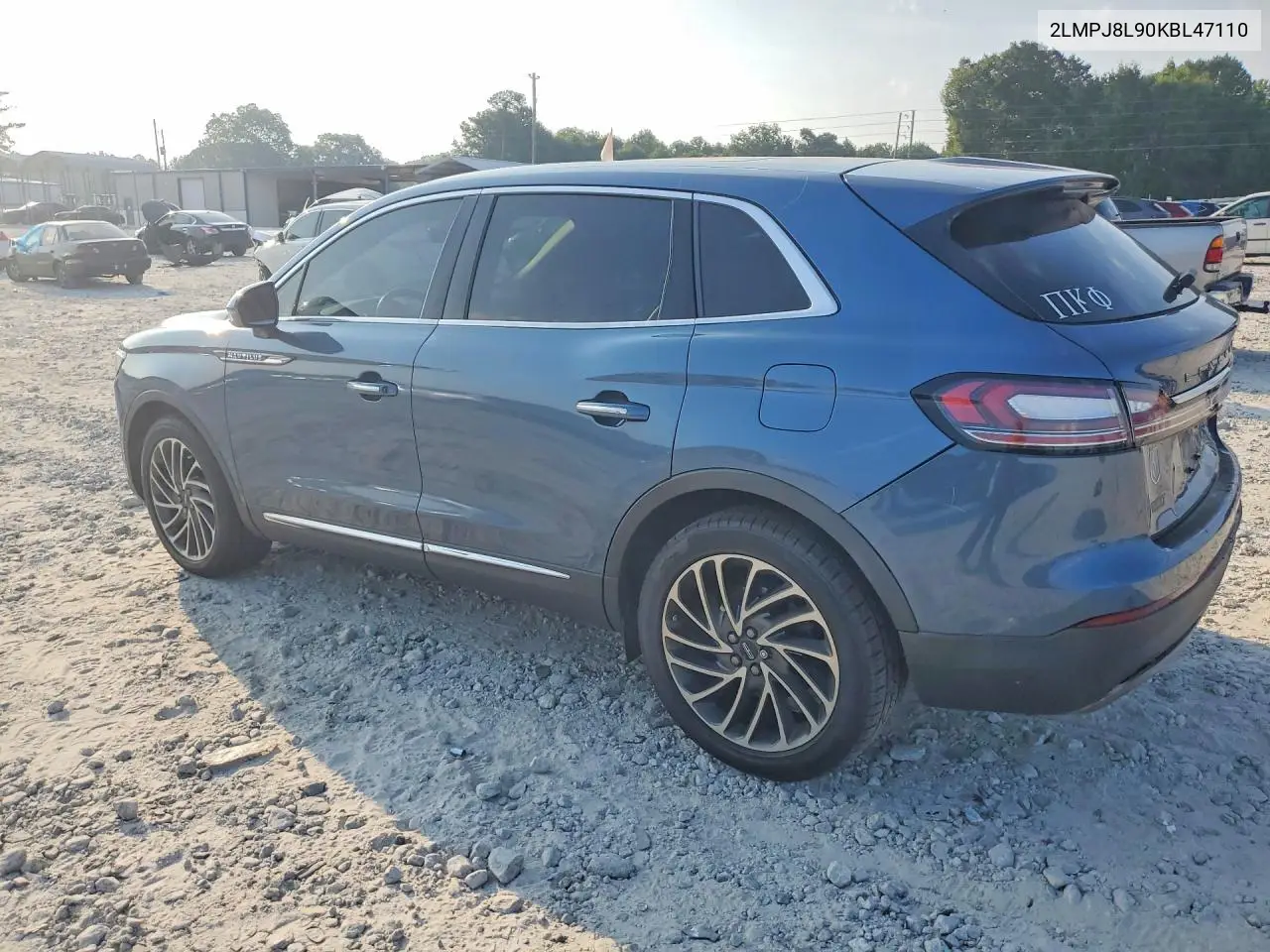 2019 Lincoln Nautilus Reserve VIN: 2LMPJ8L90KBL47110 Lot: 59655316