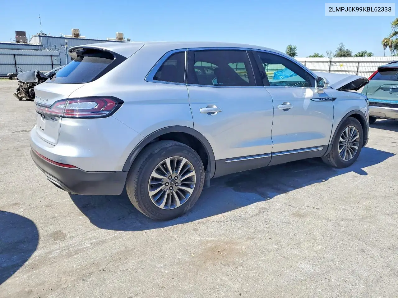 2019 Lincoln Nautilus Select VIN: 2LMPJ6K99KBL62338 Lot: 60188136