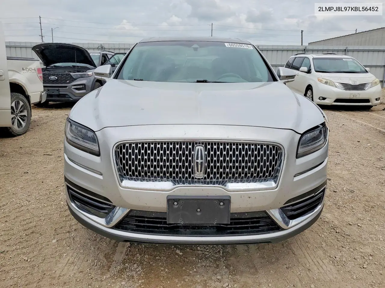 2019 Lincoln Nautilus Reserve VIN: 2LMPJ8L97KBL56452 Lot: 60559516
