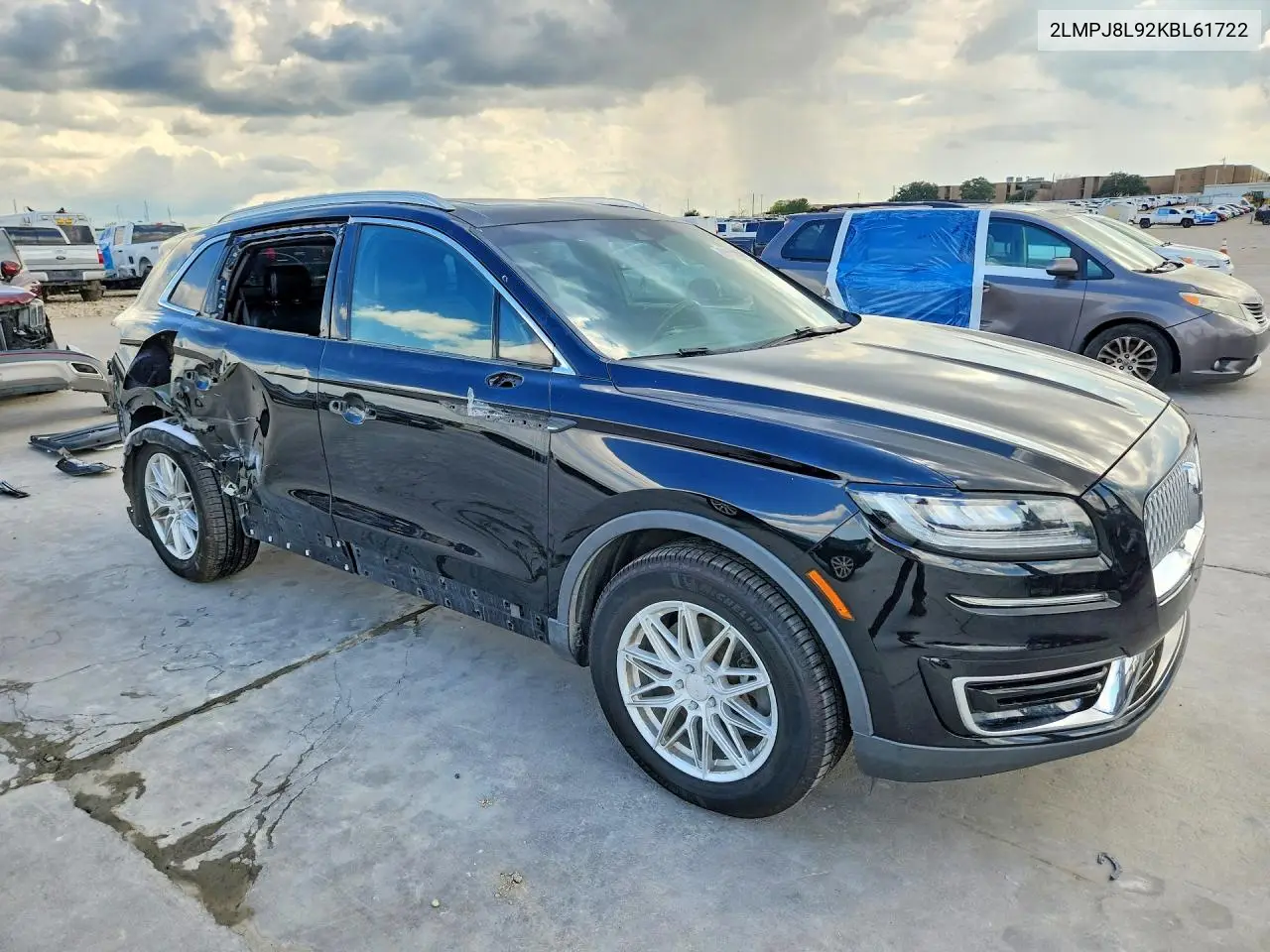 2019 Lincoln Nautilus Reserve VIN: 2LMPJ8L92KBL61722 Lot: 60609986