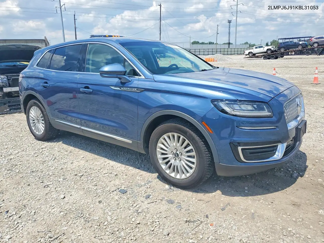 2019 Lincoln Nautilus VIN: 2LMPJ6J91KBL31053 Lot: 60651116