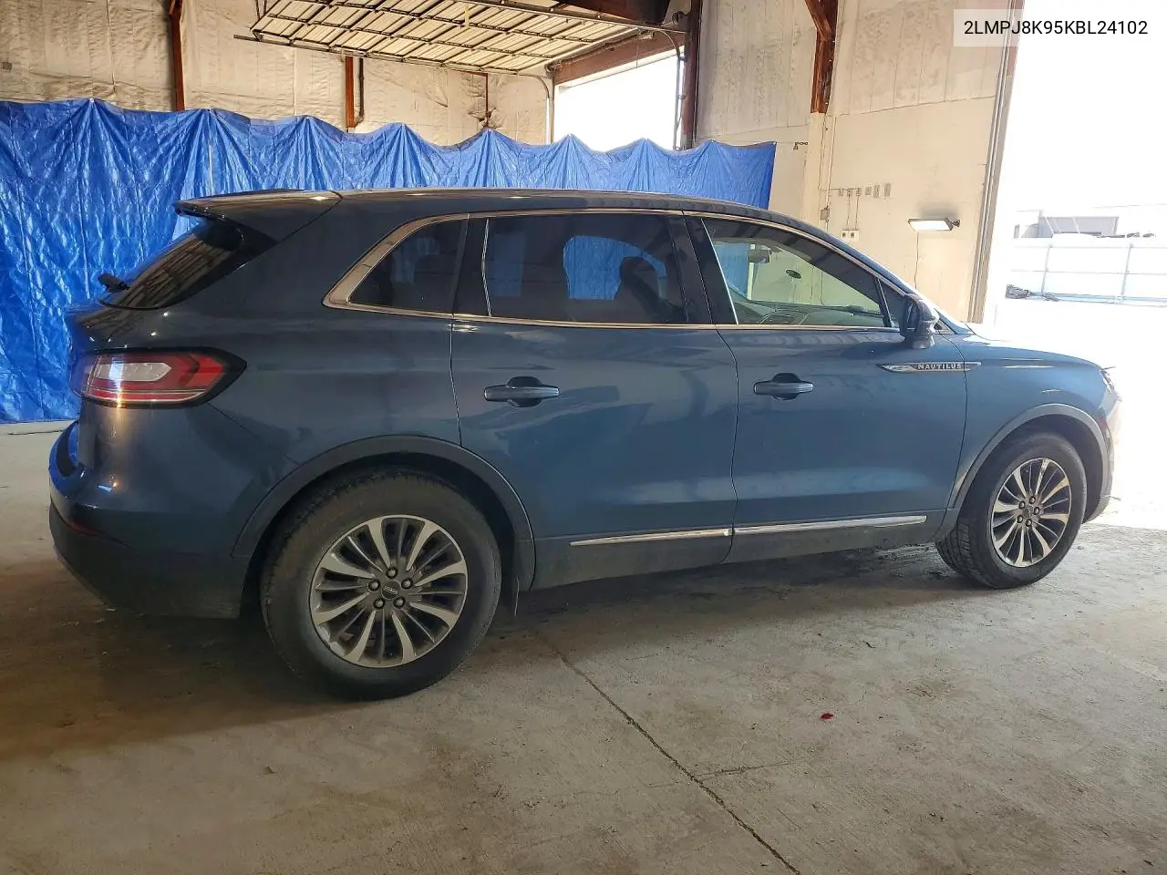 2019 Lincoln Nautilus Select VIN: 2LMPJ8K95KBL24102 Lot: 61229086