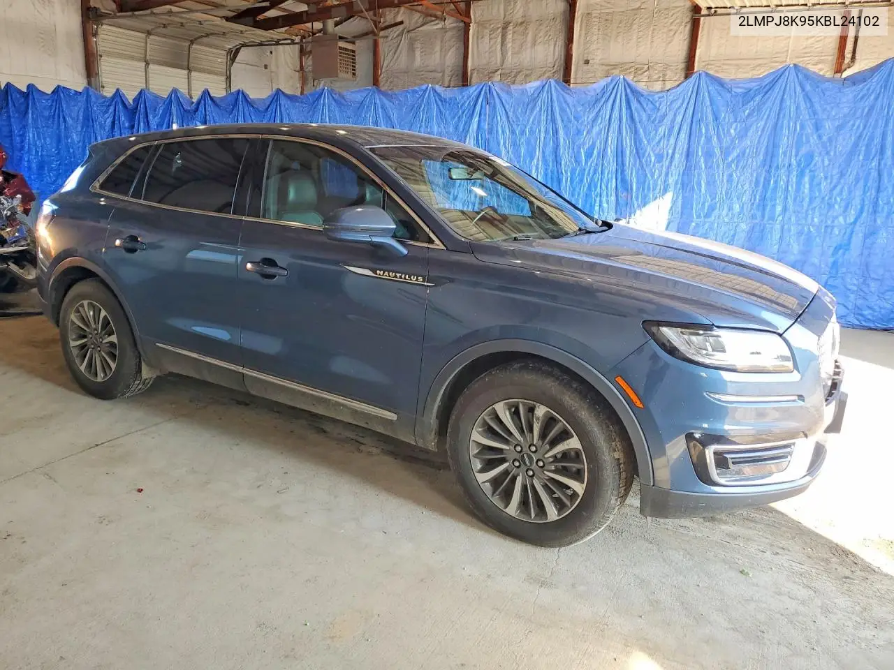2019 Lincoln Nautilus Select VIN: 2LMPJ8K95KBL24102 Lot: 61229086