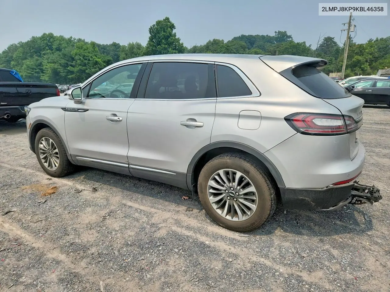 2019 Lincoln Nautilus Select VIN: 2LMPJ8KP9KBL46358 Lot: 61743856